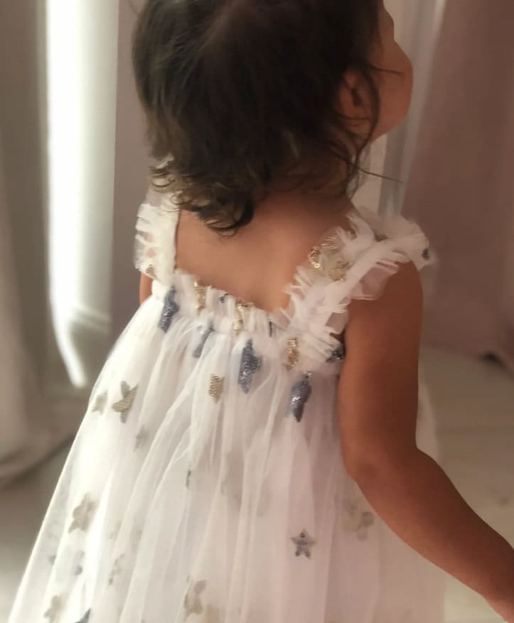 Kehlani Star Tulle Toddler Dress, - Plum Sugar Shoppe