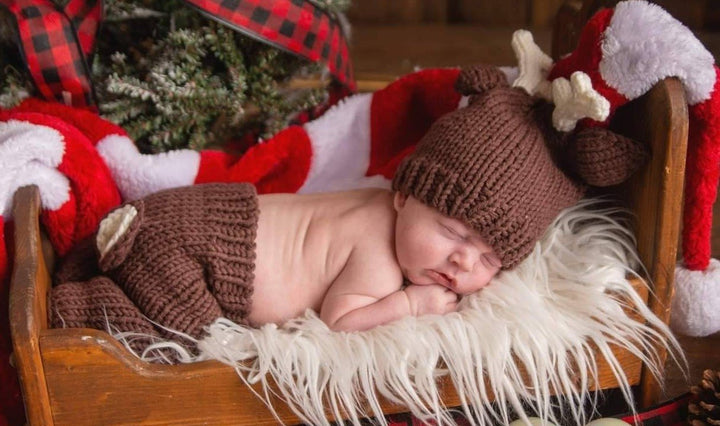 Knit Baby Reindeer - Plum Sugar Shoppe