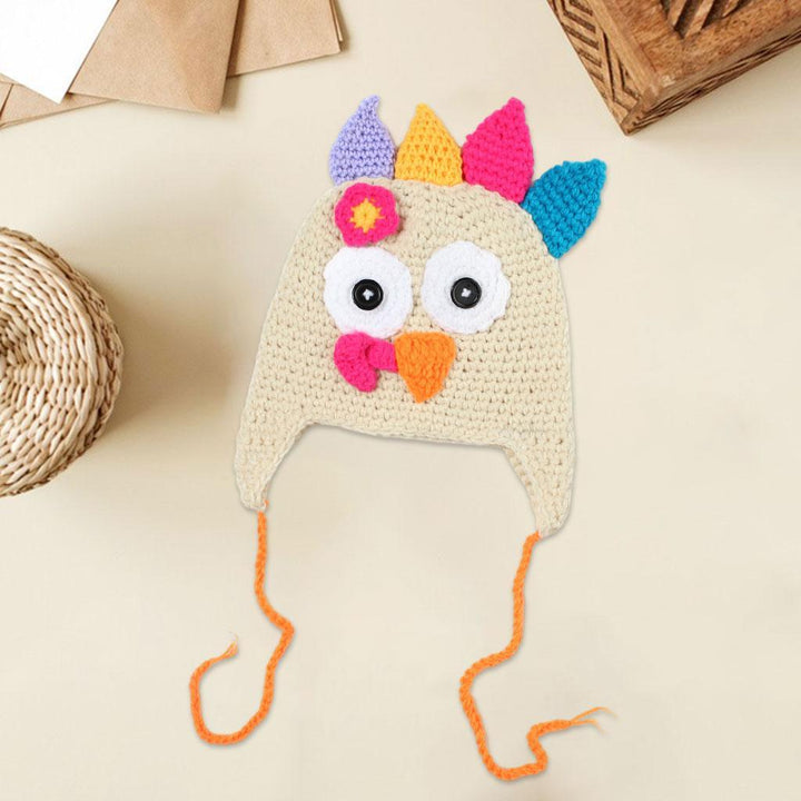 Little Turkey Knit Toddler Turkey Hat - Plum Sugar Shoppe