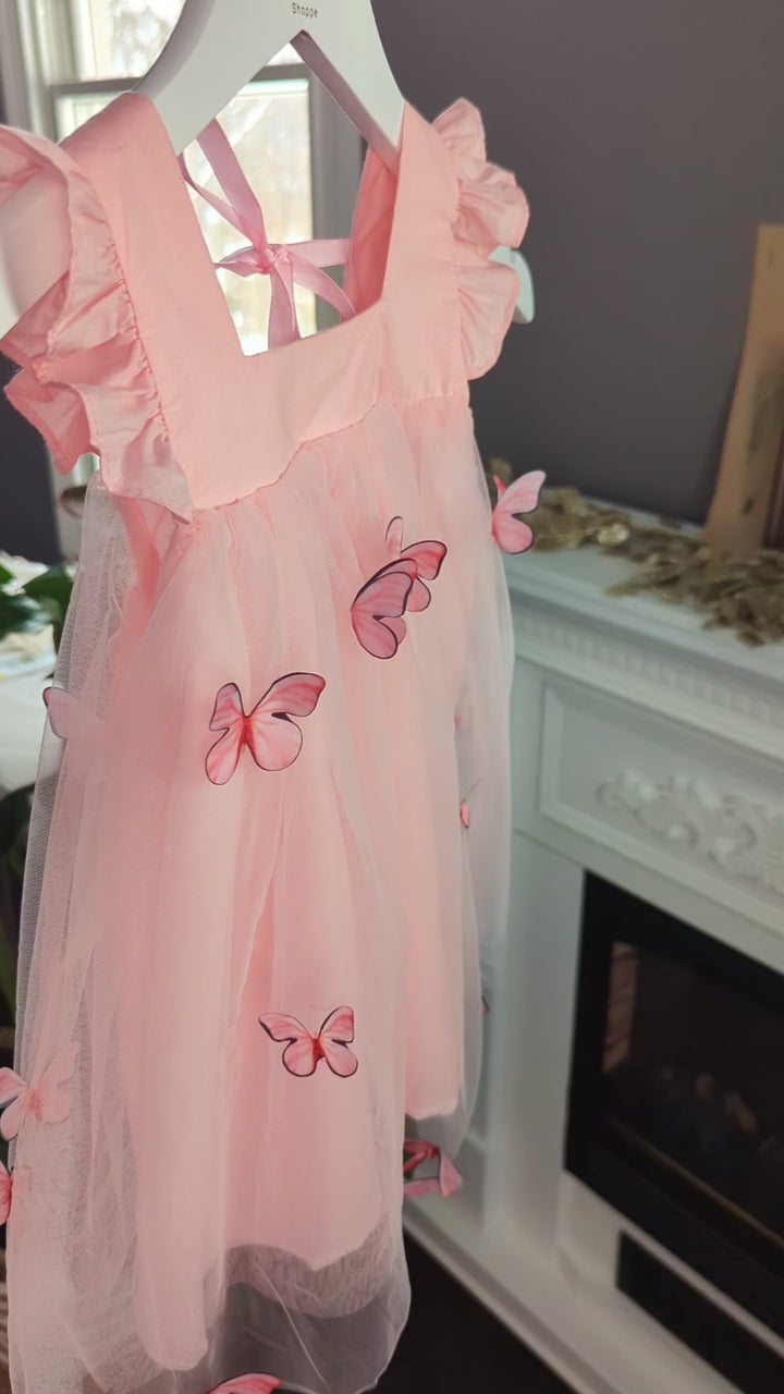 Mila Butterfly Cotton Dress