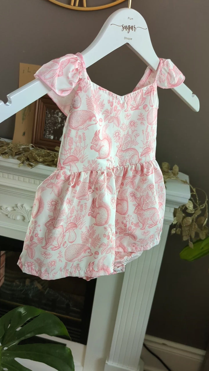 Sadie Pink Cotton Baby Dress