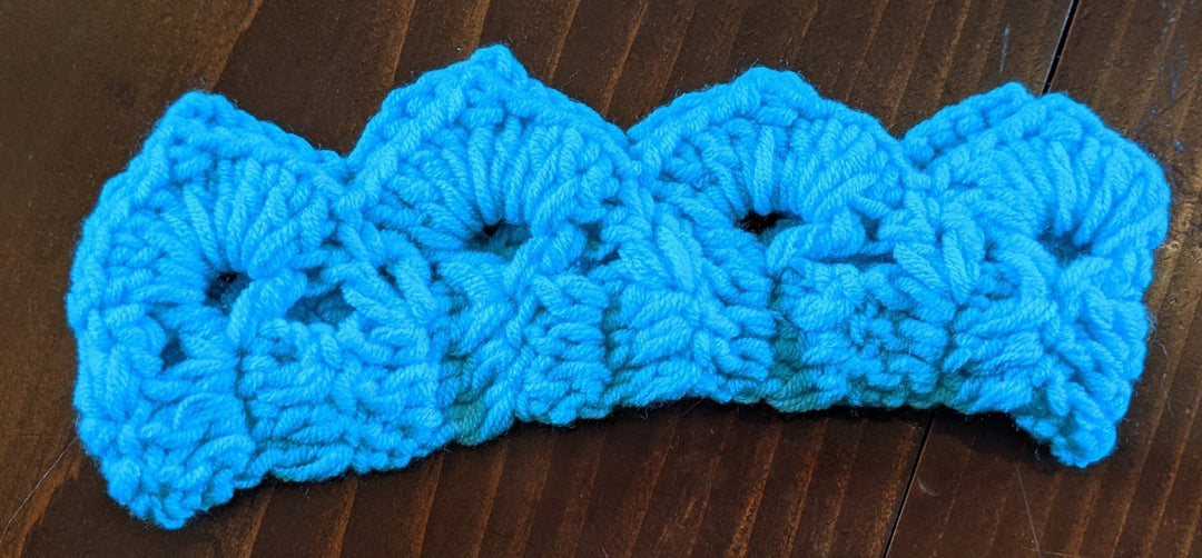 Soft Knit/ Crocheted Crown - Plum Sugar Shoppe