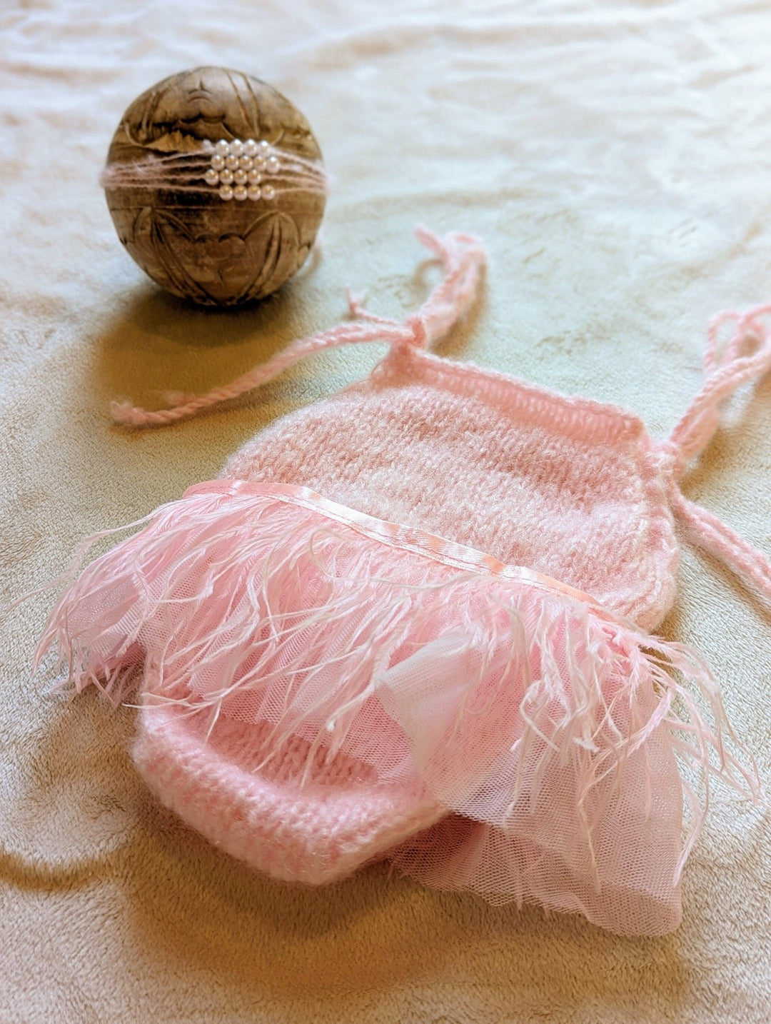 Victoria Newborn Knit Ballerina Outfit - Plum Sugar Shoppe