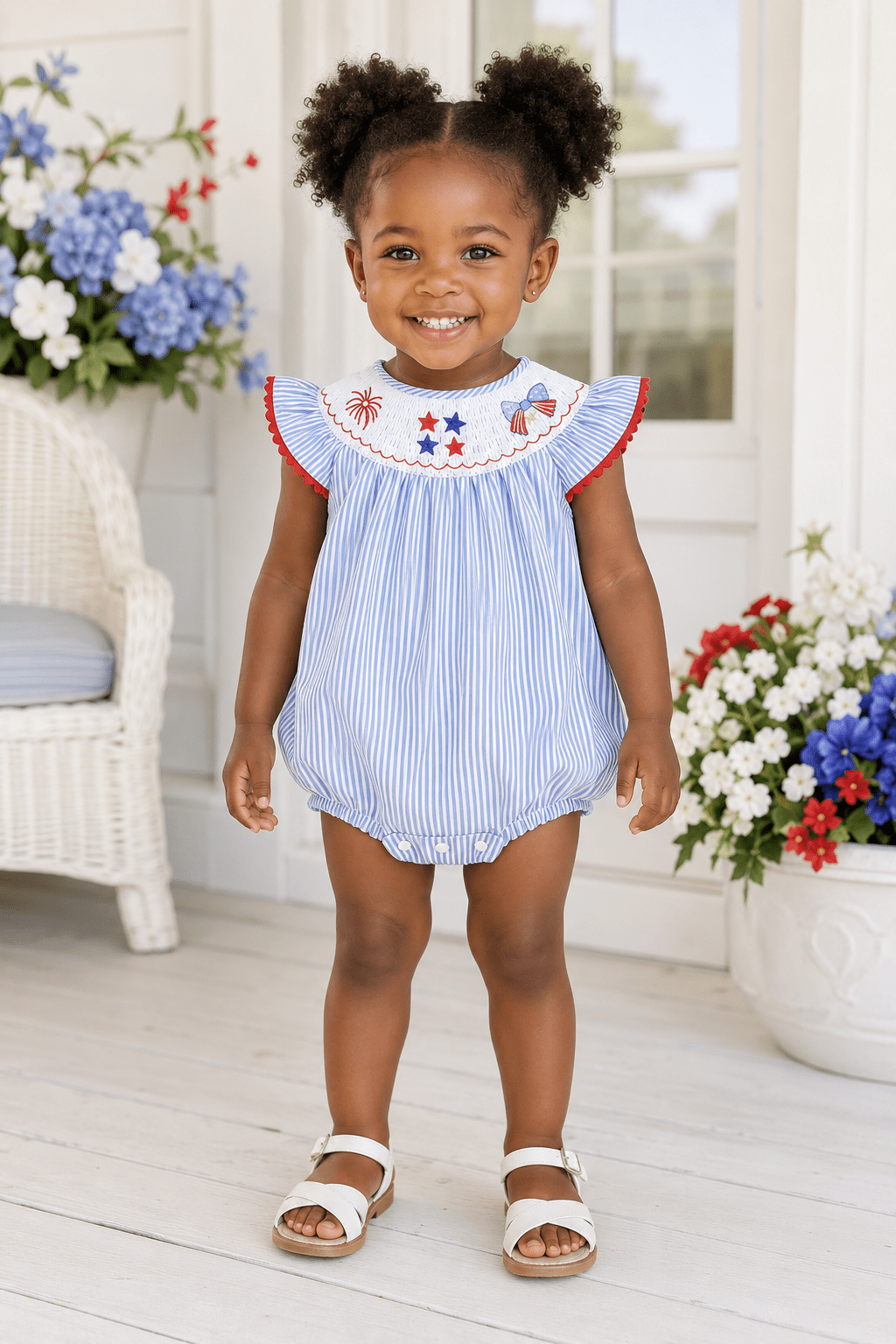 4th of July Romper - Plum Sugar Shoppe