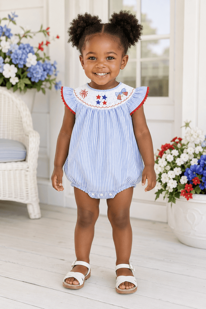 4th of July Romper - Plum Sugar Shoppe