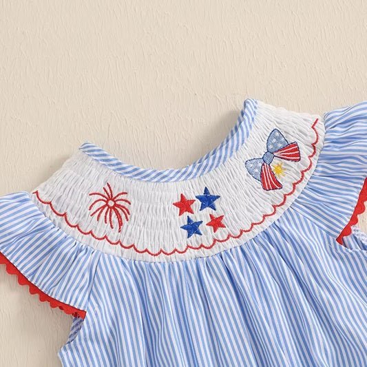 4th of July Romper - Plum Sugar Shoppe