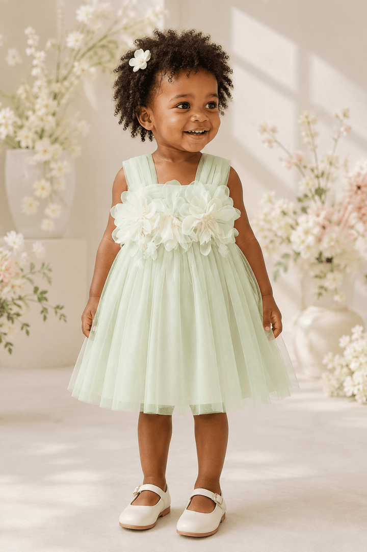 Andie Party Dress Mint Green - Plum Sugar Shoppe