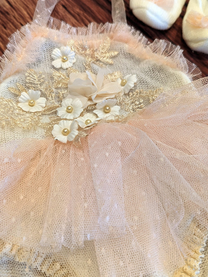 Catalina Newborn Tulle Ballerina Outfit - Plum Sugar Shoppe