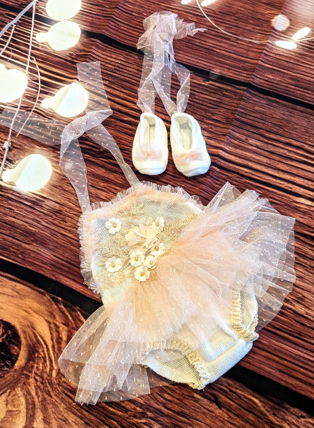 Catalina Newborn Tulle Ballerina Outfit - Plum Sugar Shoppe