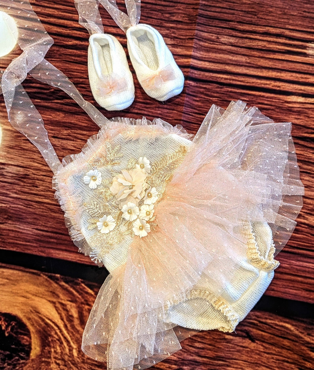 Catalina Newborn Tulle Ballerina Outfit - Plum Sugar Shoppe