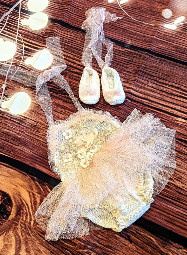 Catalina Tulle Ballerina Newborn Outfit - Plum Sugar Shoppe