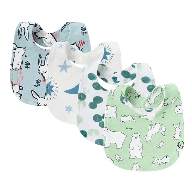Charlie Cotton Baby Bibs - Plum Sugar Shoppe