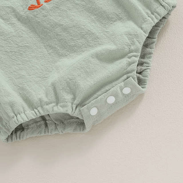Duck Linen Romper - Plum Sugar Shoppe