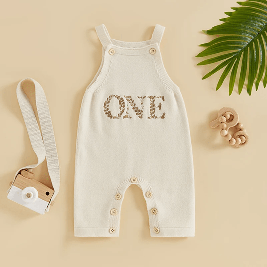 Embroidered Birthday Romper - Plum Sugar Shoppe