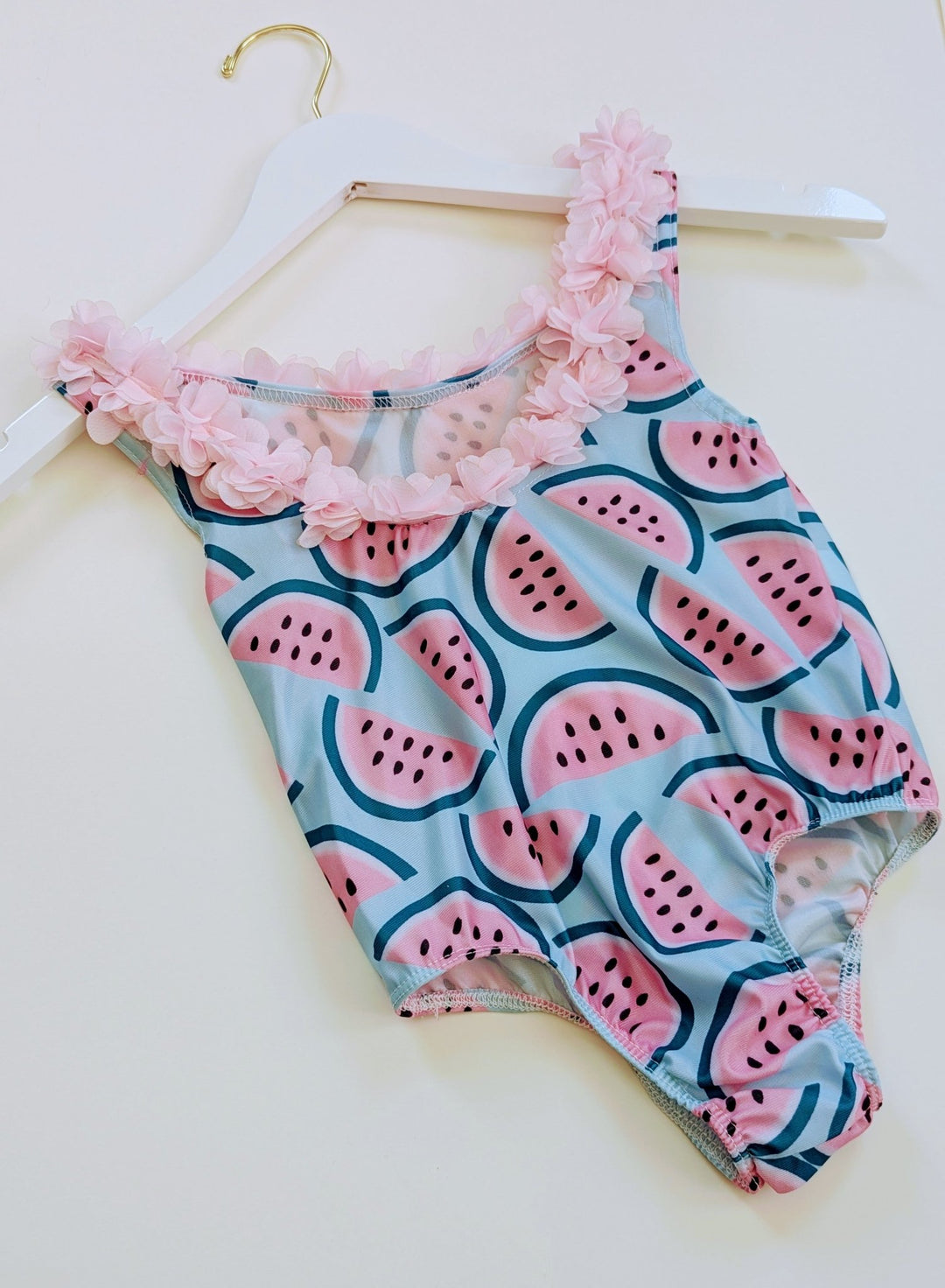 Frilly Watermelon Swimsuit - Plum Sugar Shoppe