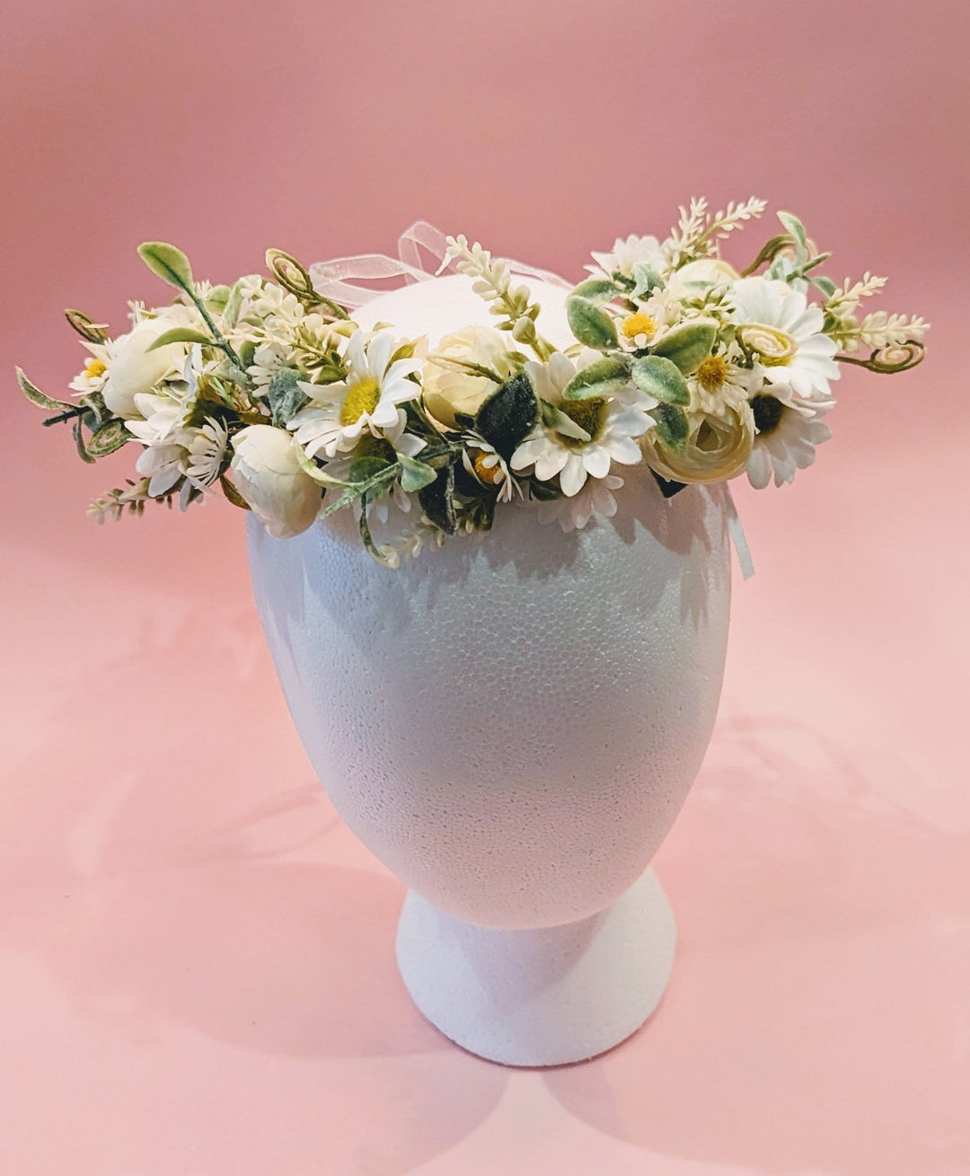 Gianna Daisy and Rose Flower Crown - Plum Sugar Shoppe