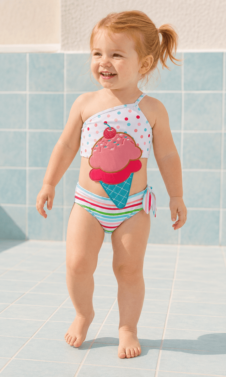 Ice-Cream Cut Out Swimsuit - Plum Sugar Shoppe