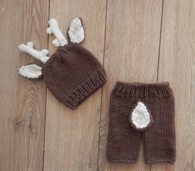 Knit Baby Reindeer - Plum Sugar Shoppe