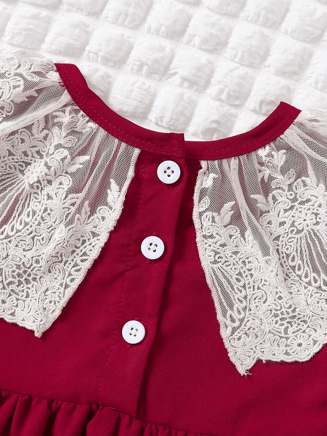 Lacey Red Holiday Dress - Plum Sugar Shoppe
