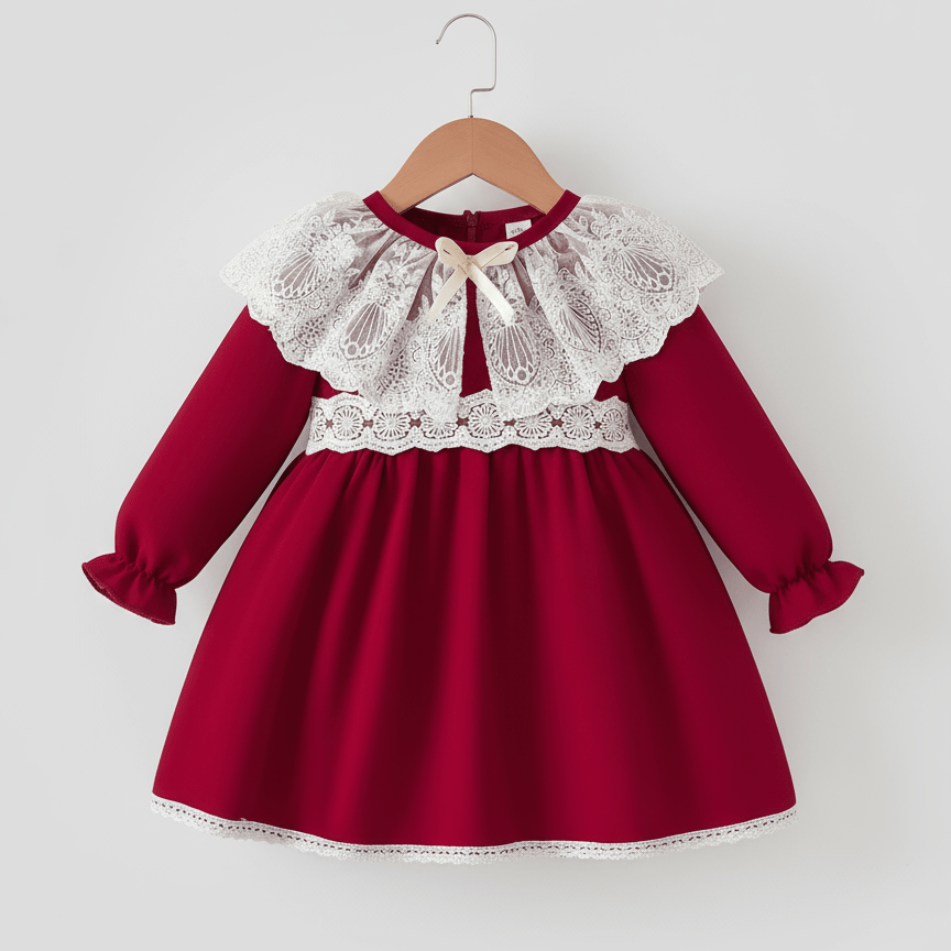 Lacey Red Holiday Dress - Plum Sugar Shoppe