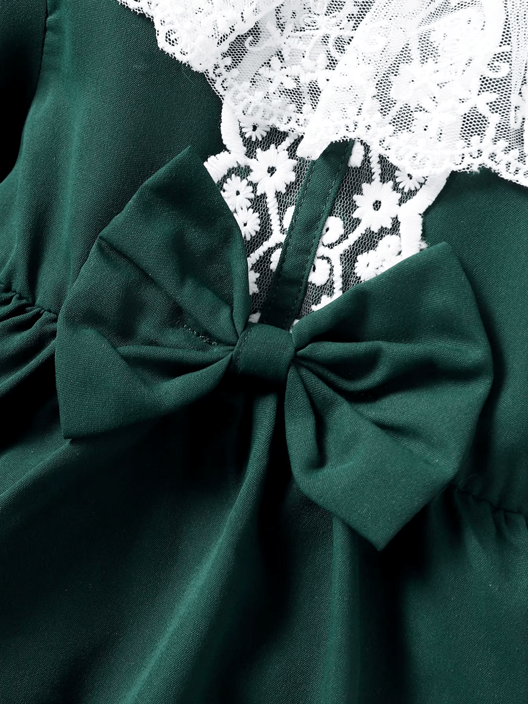 Lucille Green Holiday Dress - Plum Sugar Shoppe