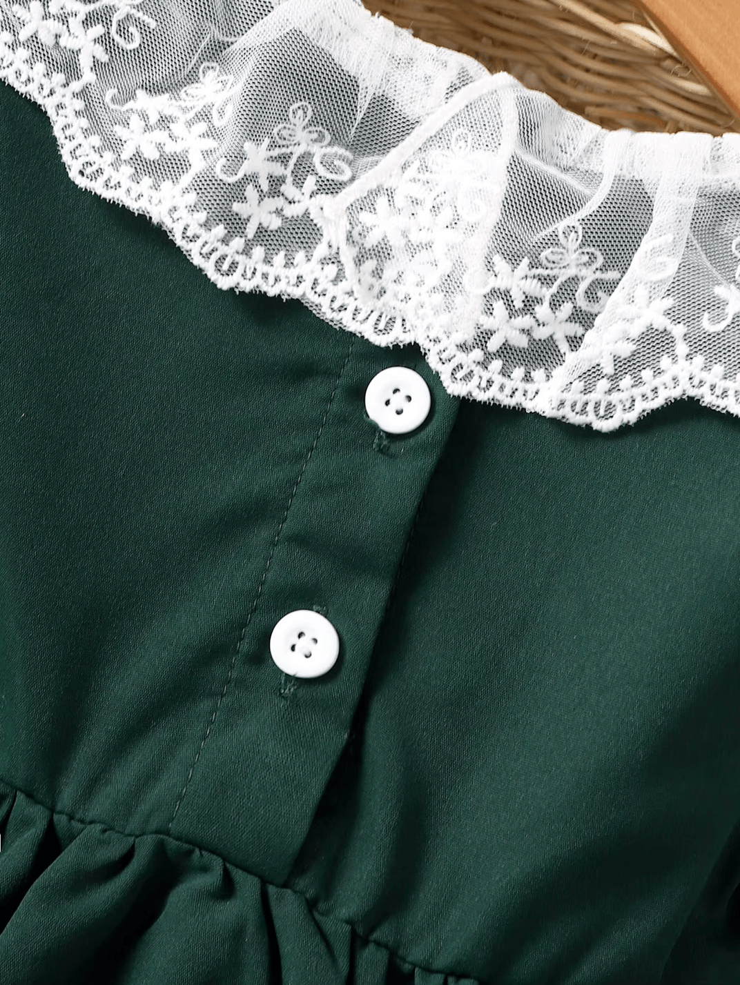 Lucille Green Holiday Dress - Plum Sugar Shoppe