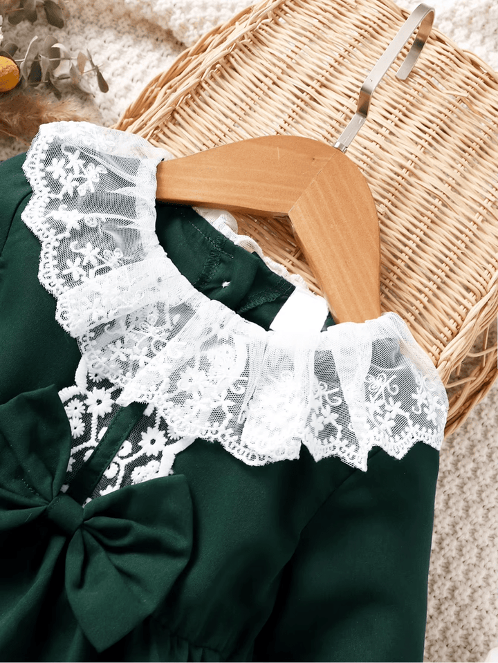 Lucille Green Holiday Dress - Plum Sugar Shoppe