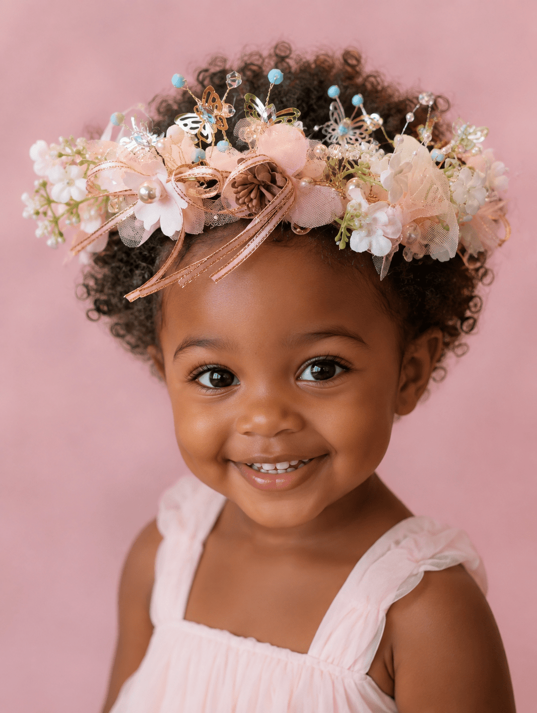 Naomi Butterfly Flower Crown - Plum Sugar Shoppe