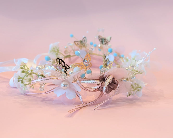 Naomi Butterfly Flower Crown - Plum Sugar Shoppe