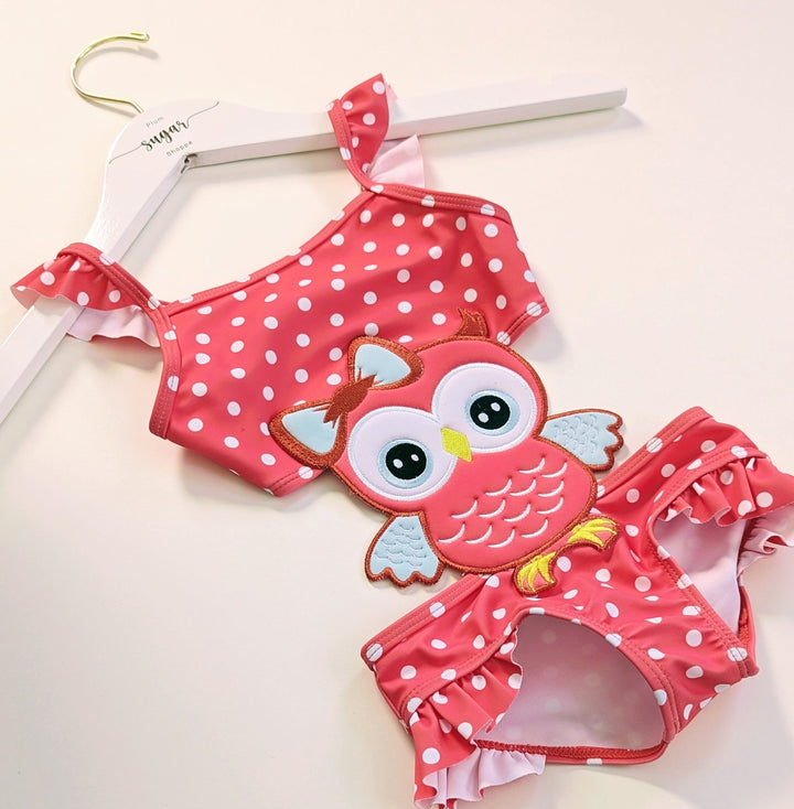 Owl Cut - Out Swimsuit - Plum Sugar Shoppe