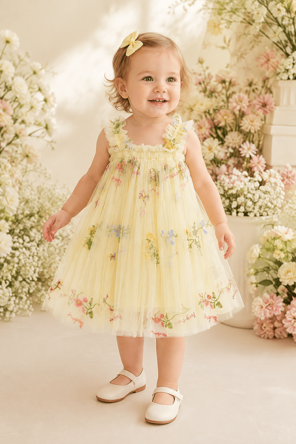 Pauline Embroidered Party Dress - Plum Sugar Shoppe