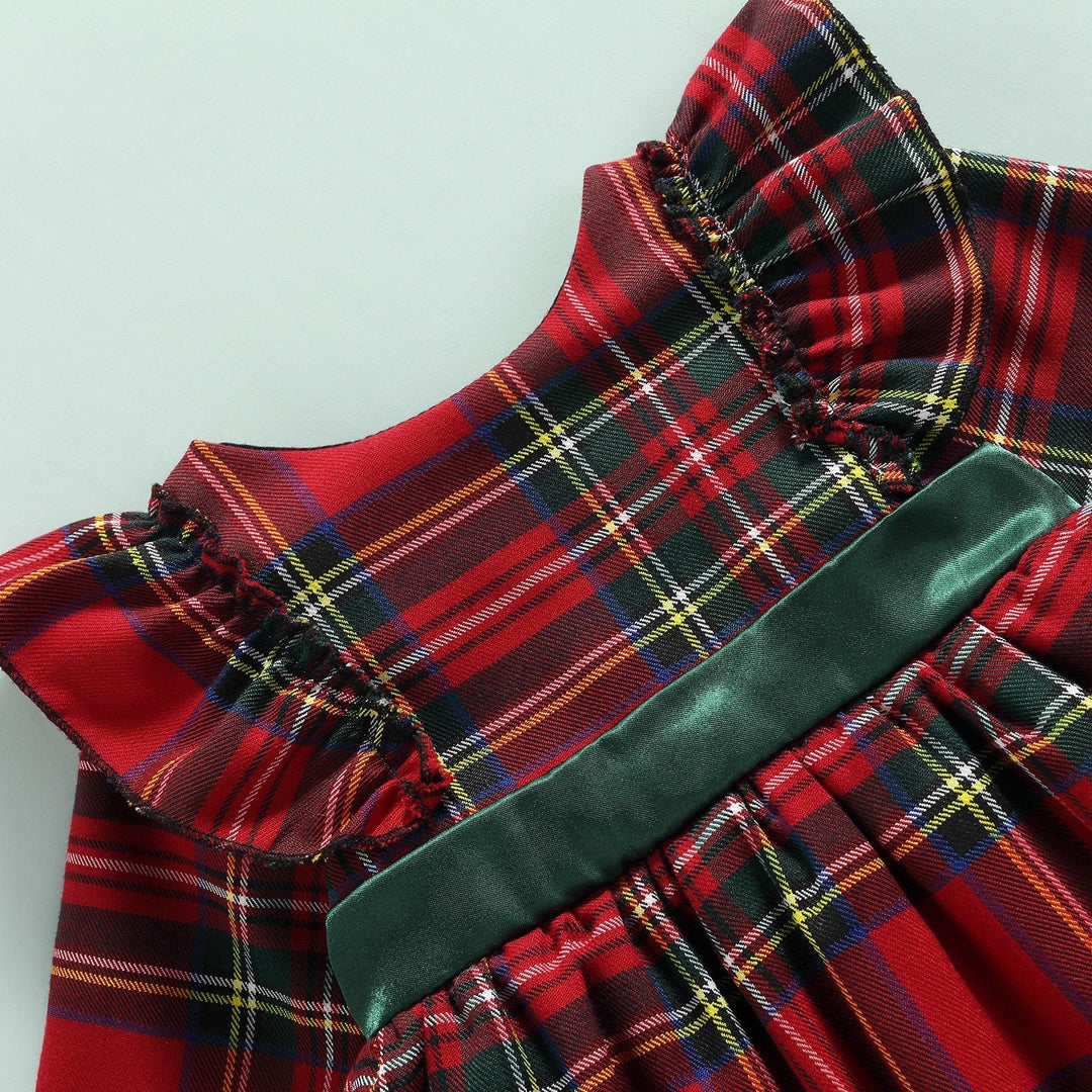 Plaid Holiday Dress with Tulle Lining, Smash Cake Outfit, Holiday Romp Plum Sugar Shoppe Plaid Holiday Dress with Tulle Lining, Smash Cake Outfit, Holiday Romp Plum Sugar Shoppe