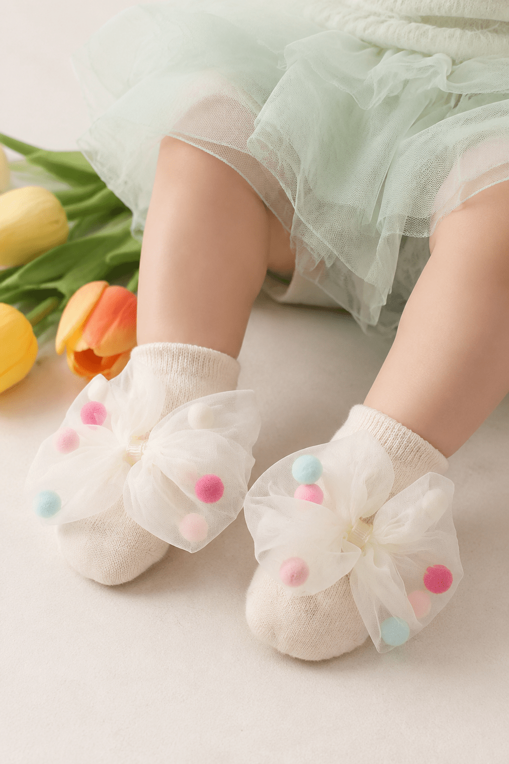 PomPom Socks - Plum Sugar Shoppe