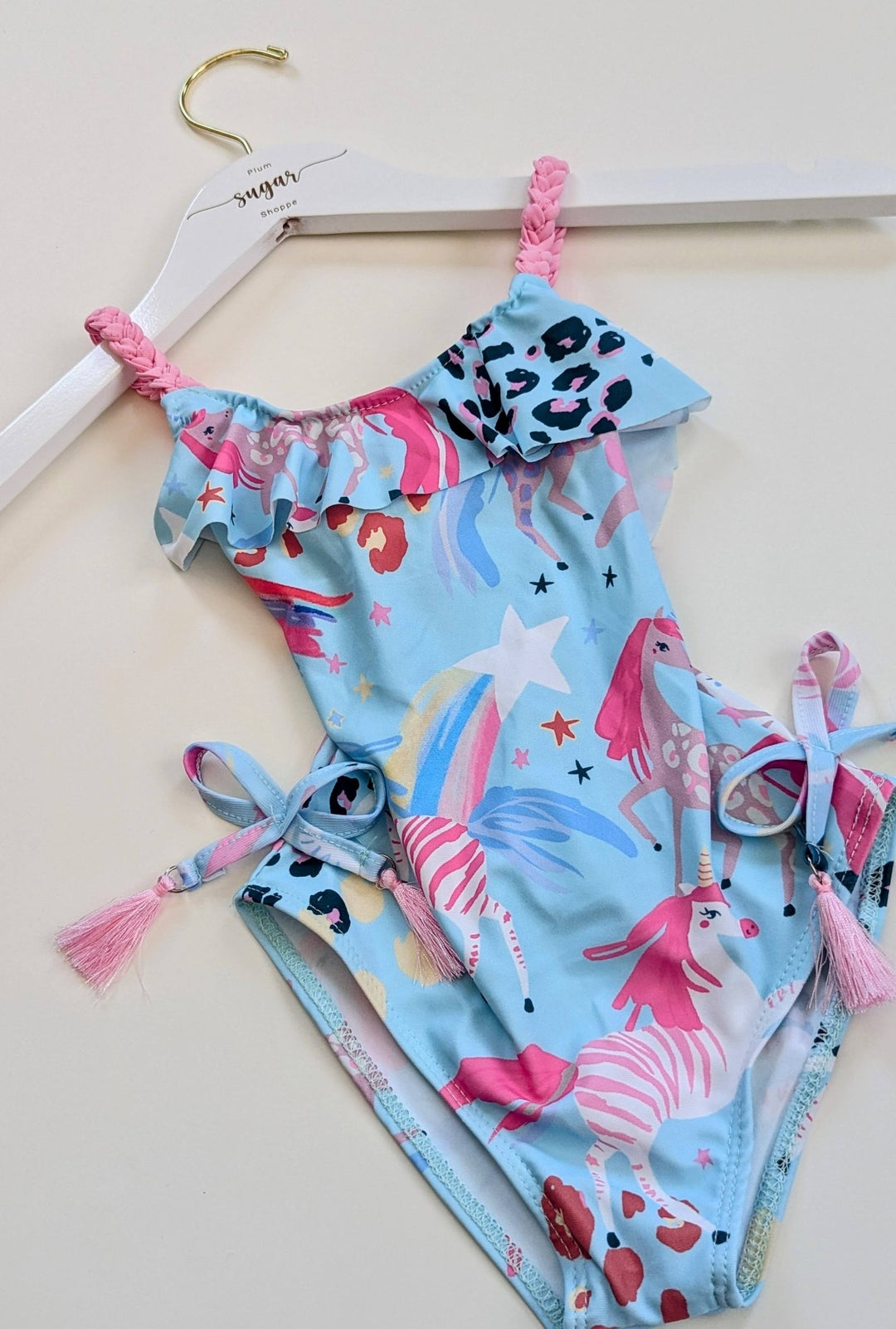 Rainbow Unicorn Swimsuit - Plum Sugar Shoppe