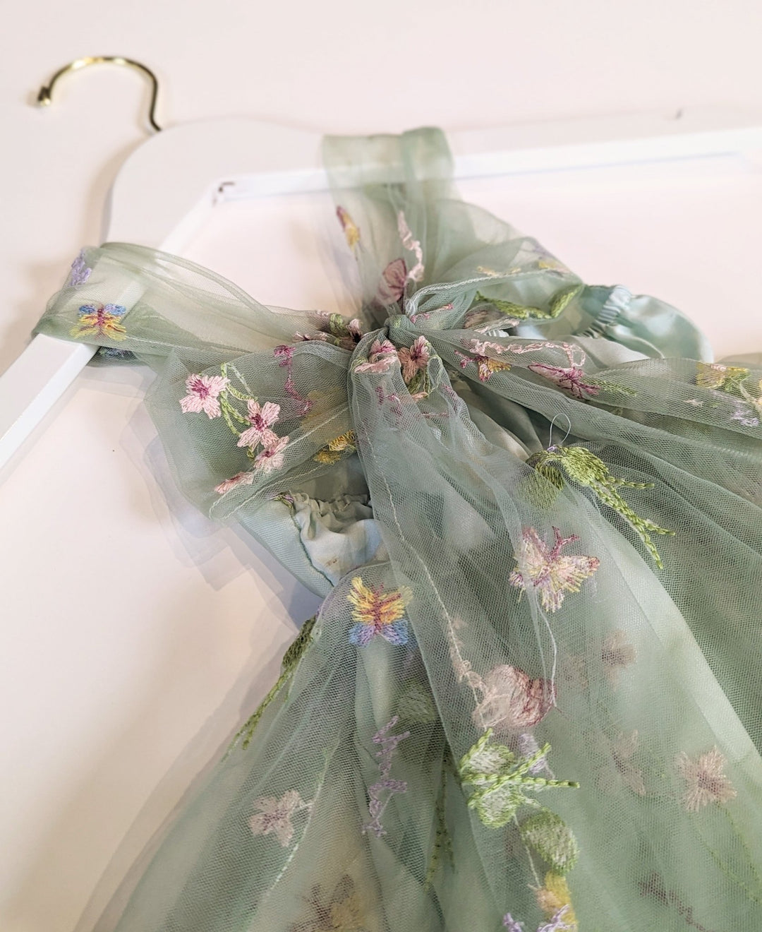 Savanah Pink Embroidered Flower Dress 6-12 Months / Pink Savanah Pink Embroidered Flower Dress 6-12 Months / Pink