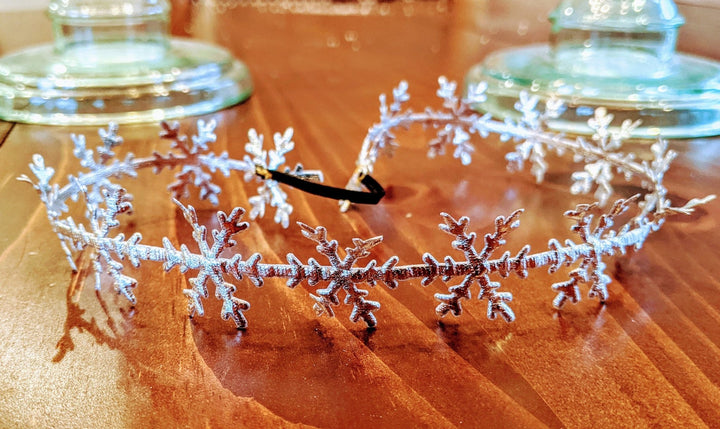 Snowflake Headband Birthday Crown - Plum Sugar Shoppe