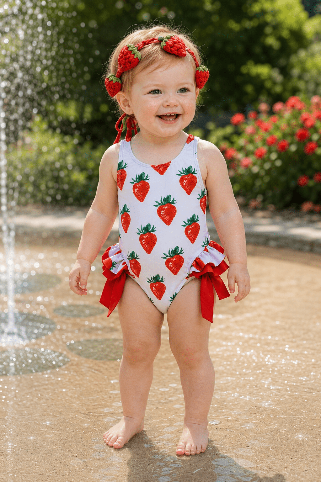 Strawberry One-Piece - Plum Sugar Shoppe
