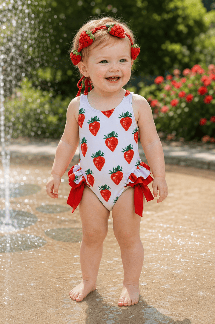Strawberry One-Piece - Plum Sugar Shoppe
