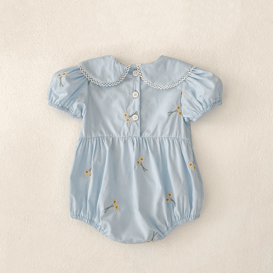 Suzette Embroidered Daisey Dress or Romper - Plum Sugar Shoppe