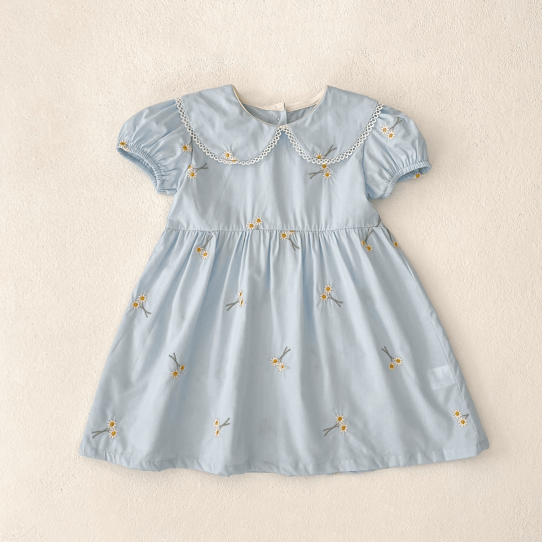 Suzette Embroidered Floral Dress - Plum Sugar Shoppe