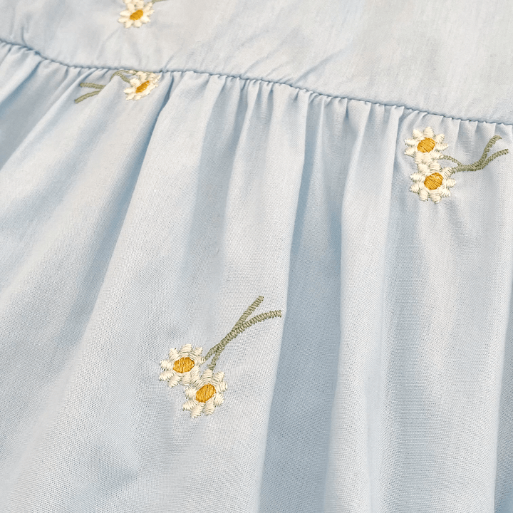 Suzette Embroidered Floral Dress - Plum Sugar Shoppe