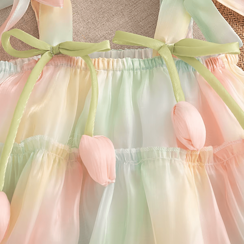 Tulip Rainbow Dress - Plum Sugar Shoppe
