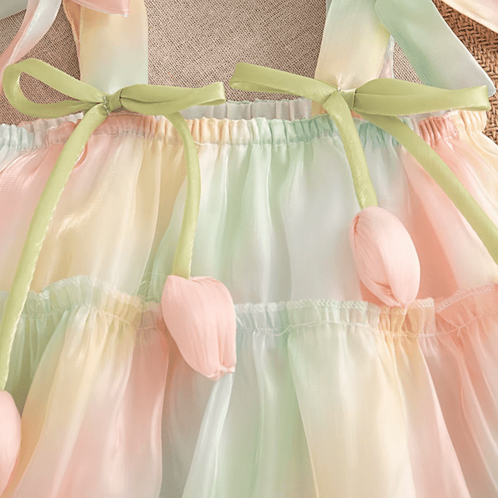 Tulip Rainbow Dress - Plum Sugar Shoppe