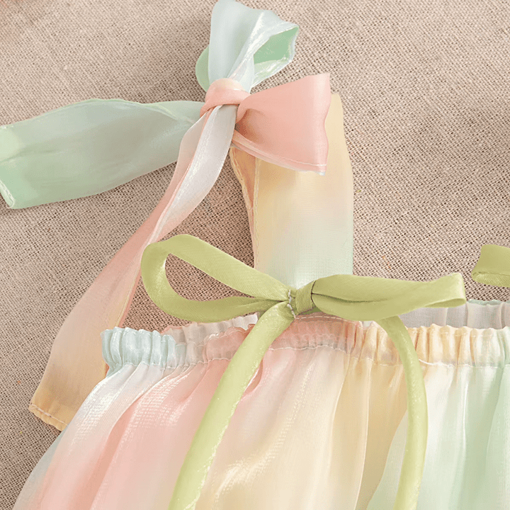 Tulip Rainbow Dress - Plum Sugar Shoppe