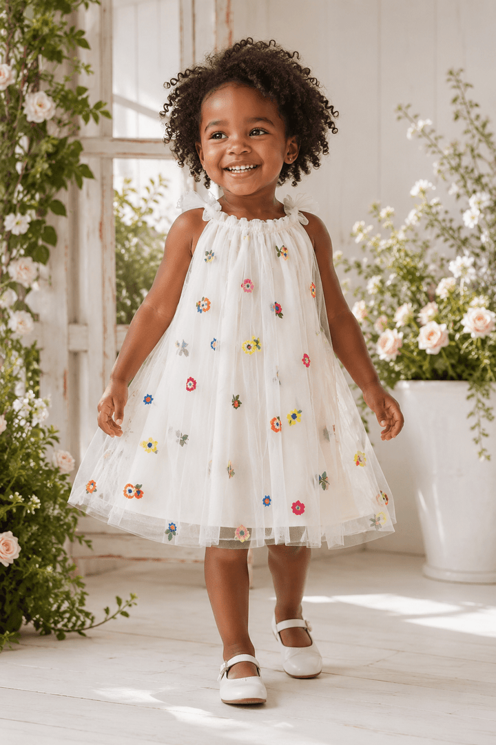 Willow Wildflower Tulle Dress - Plum Sugar Shoppe