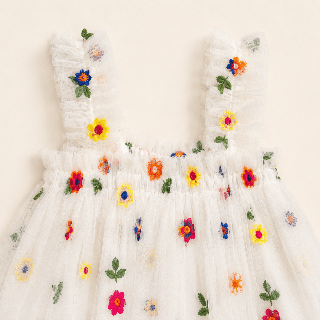 Willow Wildflower Tulle Dress - Plum Sugar Shoppe