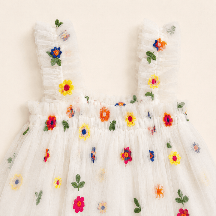 Willow Wildflower Tulle Dress - Plum Sugar Shoppe