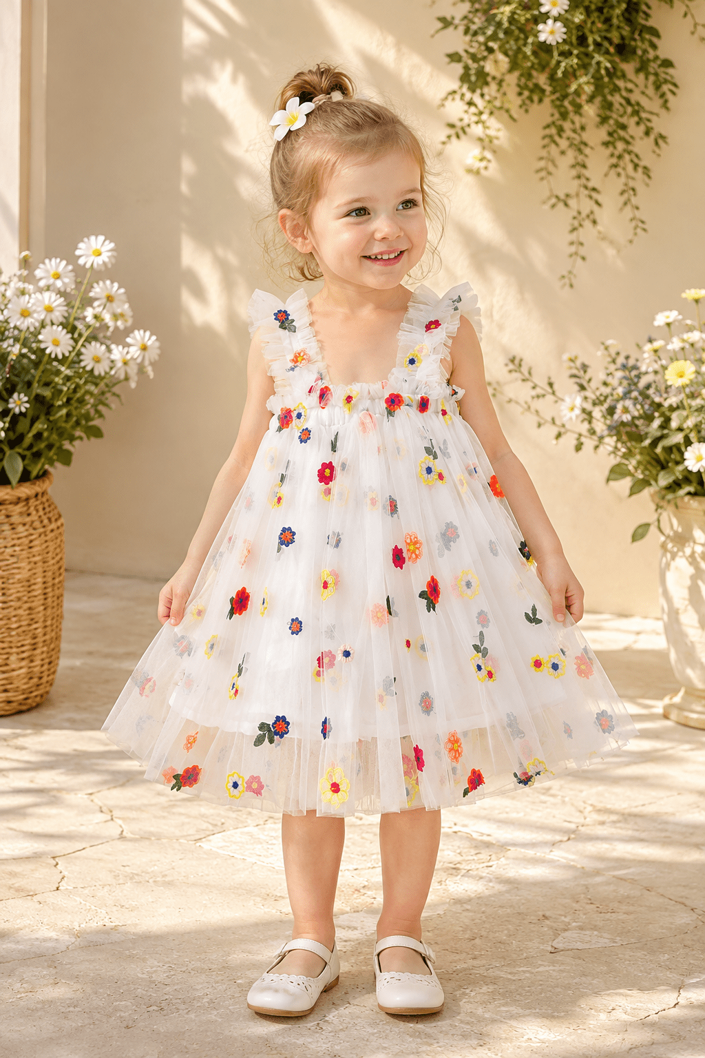 Willow Wildflower Tulle Dress - Plum Sugar Shoppe