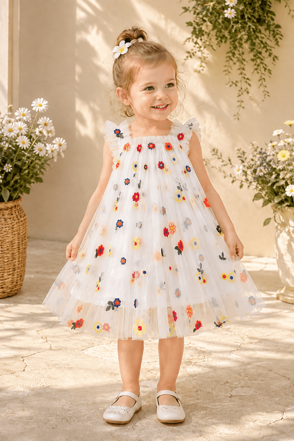 Willow Wildflower Tulle Dress - Plum Sugar Shoppe