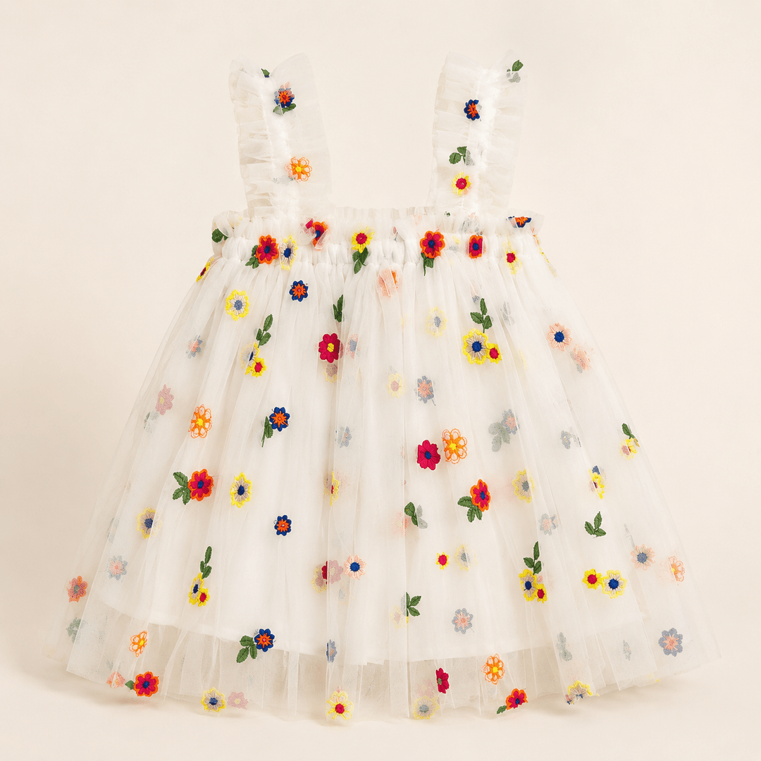 Willow Wildflower Tulle Dress - Plum Sugar Shoppe